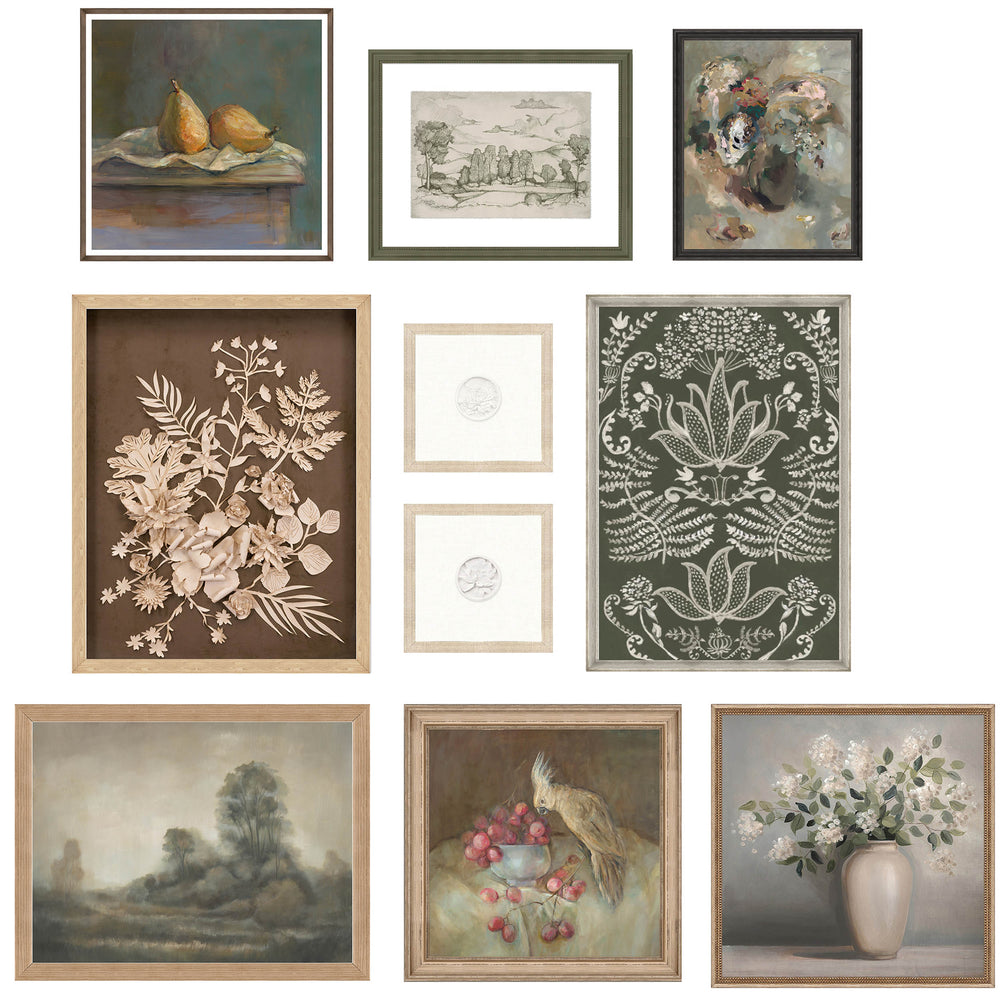 Timeless Tableaux Collage, Set of 10 Framed