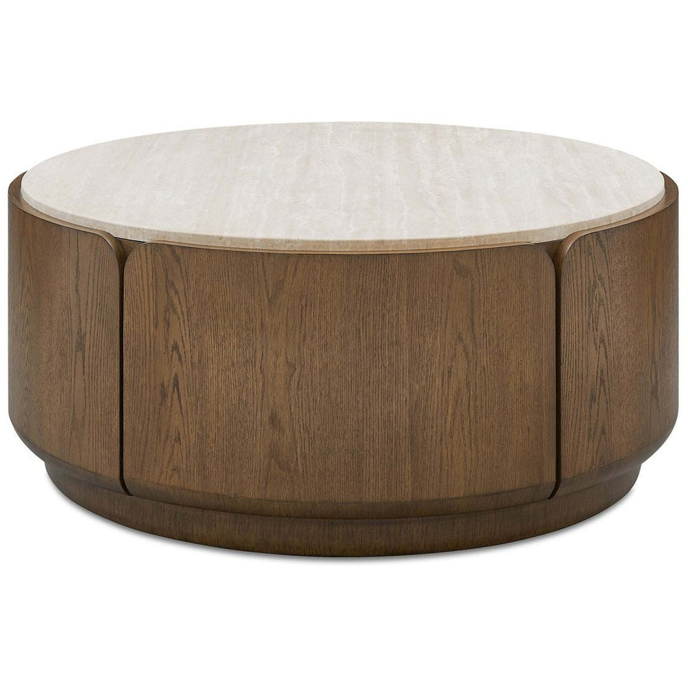 Tindall Coffee Table, Travertine