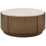 Tindall Coffee Table, Travertine