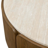 Tindall Coffee Table, Travertine