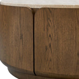 Tindall Coffee Table, Travertine