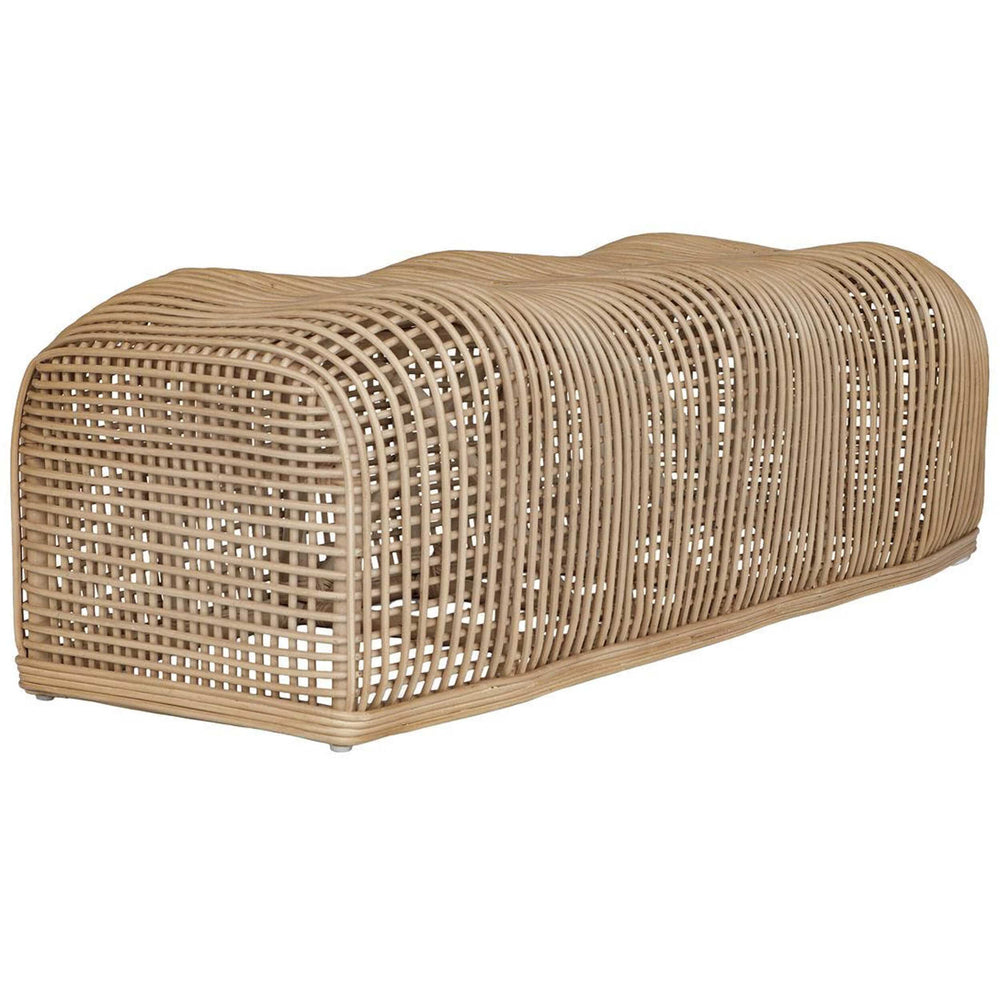 Tino Bench, Natural Rattan