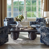 Tisdell Swivel Chair, Indigo-Furniture - Chair-High Fashion Home
