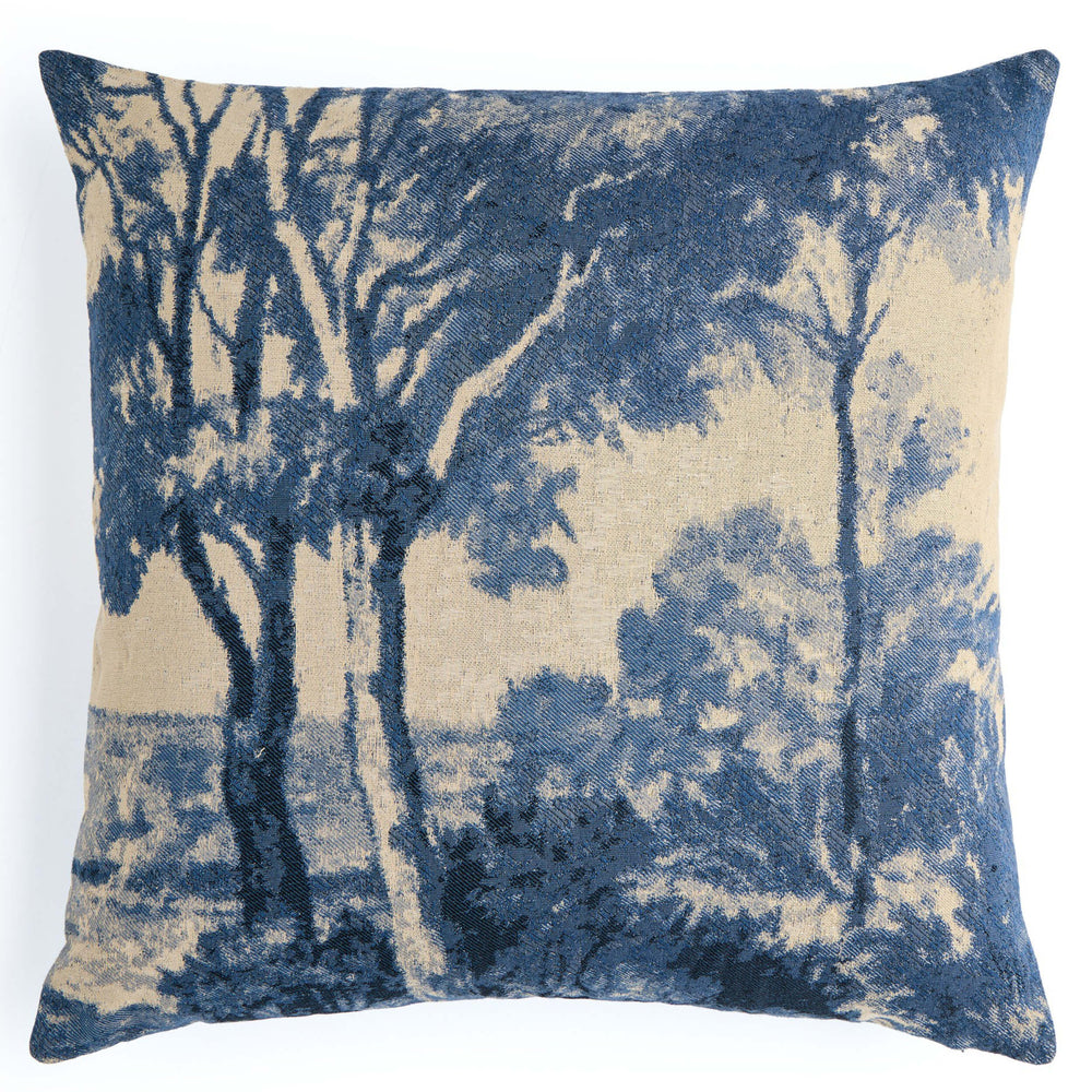 Toile Pillow, Toile Navy by Four Hands-Accessories-High Fashion Home