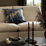 Toile Pillow, Toile Navy by Four Hands-Accessories-High Fashion Home