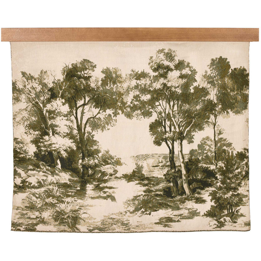 Toile Tapestry, Toile Moss/Light Oak by Four Hands