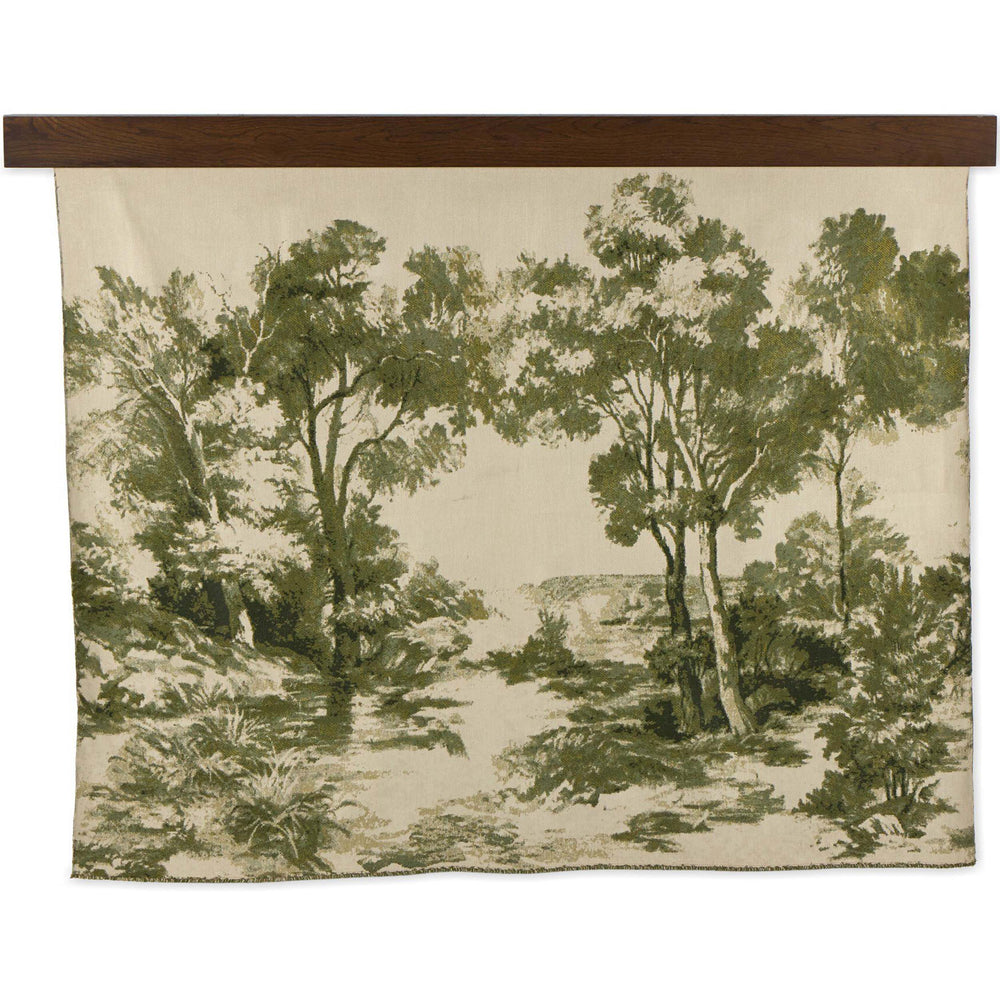 Toile Tapestry, Toile Moss/Red Brown Oak by Four Hands