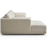 Toland 2-Piece Sectional w/ Chaise, Palma Cream by Four Hands