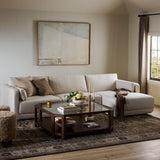 Toland 2-Piece Sectional w/ Chaise, Palma Cream by Four Hands