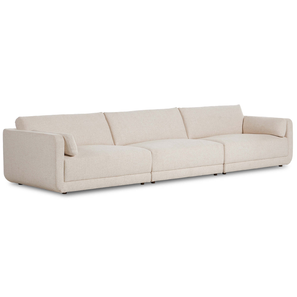 Toland 3 Piece Sectional, Palma Cream
