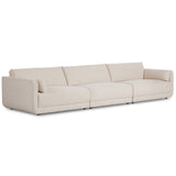 Toland 3 Piece Sectional, Palma Cream