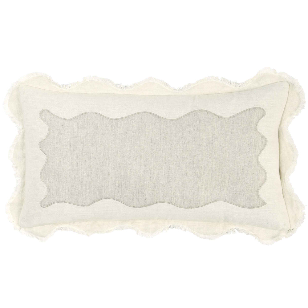 Tollo Lumbar Pillow, Natural/Ivory