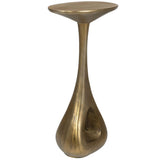 Tolstoy Accent Table, Antique Brass