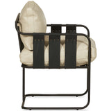 Toluca Leather Chair, Birch Cream