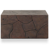 Tomlin Outdoor Bunching Table, Saddle Brown by Four Hands