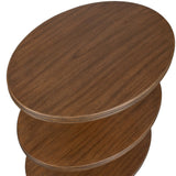 Top Tier Side Table, Brown-Furniture - Accent Tables-High Fashion Home