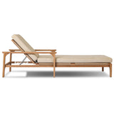 Topeka Outdoor Chaise, Ellor Beige by Four Hands-Furniture - Chair-High Fashion Home