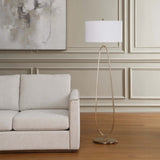 Tordin Floor Lamp, Antique Brass