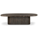 Tori Coffee Table, Brown Marble by Four Hands-Furniture - Accent Tables-High Fashion Home
