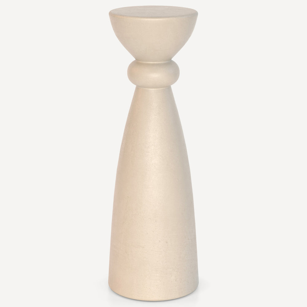 Torino Pedestal Table, Beige