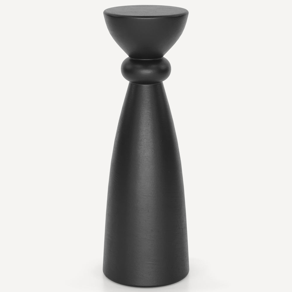 Torino Pedestal Table, Black