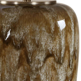 Torrence Table Lamp, Caramel Chocolate Cream