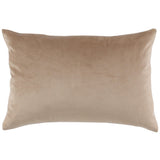 Torri Velvet Lumbar Pillow, Nude