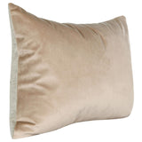 Torri Velvet Lumbar Pillow, Nude