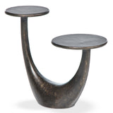 Torrid End Table, Distressed Bronze by Four Hands-Furniture - Accent Tables-High Fashion Home