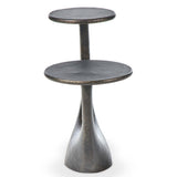 Torrid End Table, Distressed Bronze by Four Hands-Furniture - Accent Tables-High Fashion Home