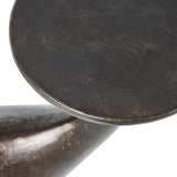 Torrid End Table, Distressed Bronze by Four Hands-Furniture - Accent Tables-High Fashion Home
