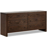 Torrington 6 Drawer Dresser, Umber