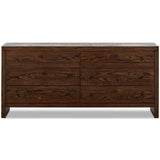 Torrington 6 Drawer Dresser, Umber