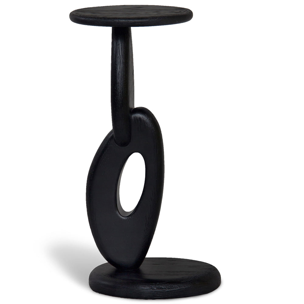 Totem Drink Table, Charcoal