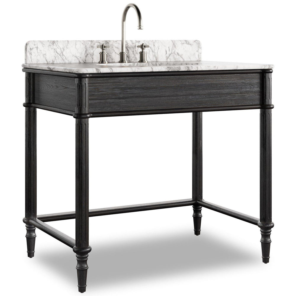 Toulouse Washstand, Satin Black by Four Hands-Furniture-High Fashion Home