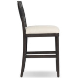Tova Counter Stool, Distressed Black by Amber Lewis x Four Hands-Furniture - Dining-High Fashion Home