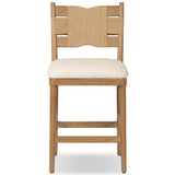 Tova Counter Stool, Light Buff by Amber Lewis x Four Hands-Furniture - Dining-High Fashion Home