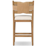 Tova Counter Stool, Light Buff by Amber Lewis x Four Hands-Furniture - Dining-High Fashion Home