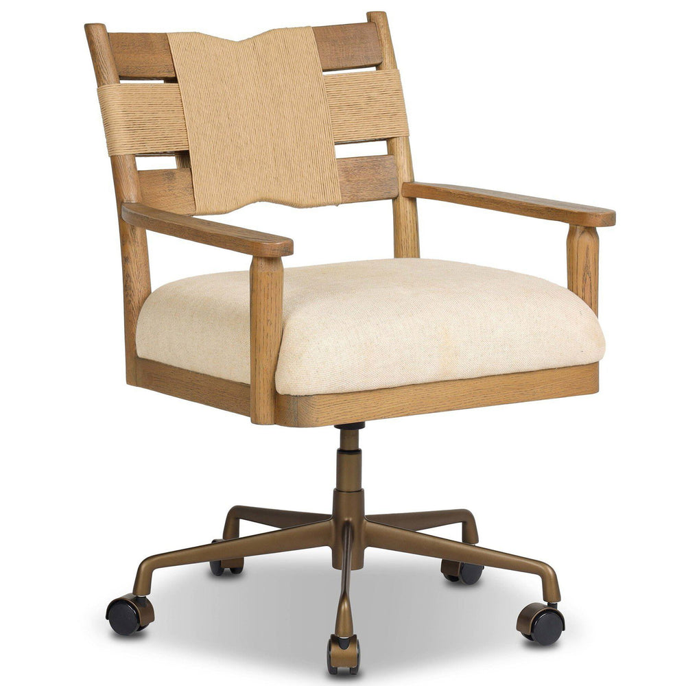 Tova Desk Chair, Natural by Amber Lewis x Four Hands