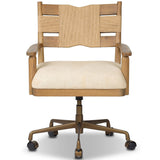 Tova Desk Chair, Natural by Amber Lewis x Four Hands
