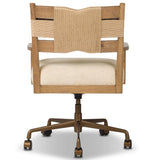 Tova Desk Chair, Natural by Amber Lewis x Four Hands