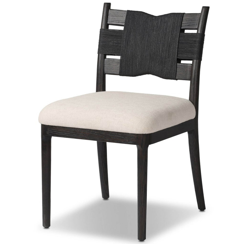 Tova Dining Chair, Distressed Black by Amber Lewis x Four Hands, Set of 2-Furniture - Dining-High Fashion Home