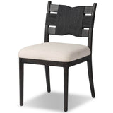 Tova Dining Chair, Distressed Black by Amber Lewis x Four Hands, Set of 2-Furniture - Dining-High Fashion Home