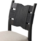 Tova Dining Chair, Distressed Black by Amber Lewis x Four Hands, Set of 2-Furniture - Dining-High Fashion Home