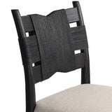 Tova Dining Chair, Distressed Black by Amber Lewis x Four Hands, Set of 2