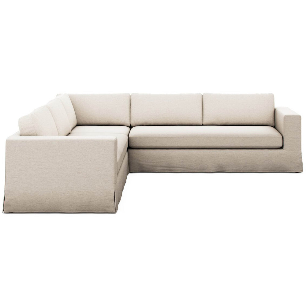 Tovana 3 Piece Sectional, Nomad Snow by Four Hands-Furniture - Sofas-High Fashion Home