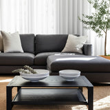 Traditional Pedestal Bowls, White, Set of 2-Accessories-High Fashion Home