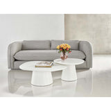Tranquility Nesting Cocktail Tables, Milky Mushroom-Furniture - Accent Tables-High Fashion Home