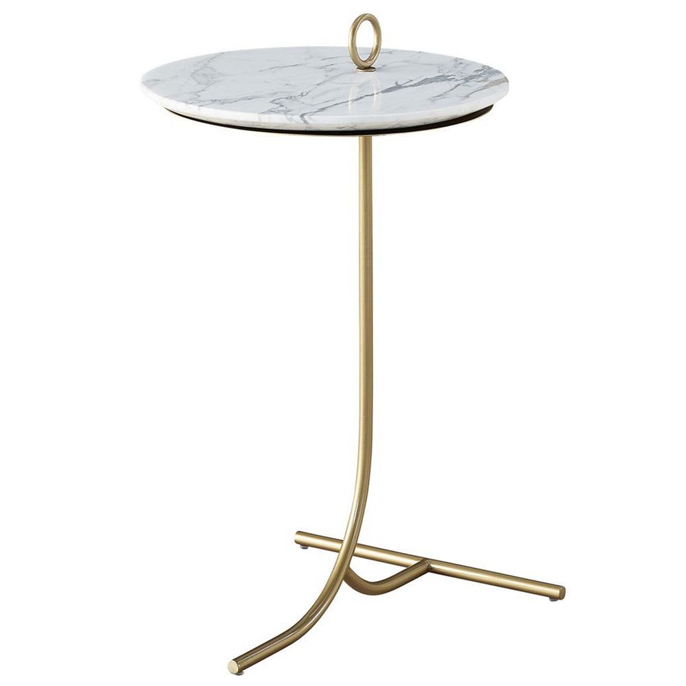 Tranquility Table, Soft Gold-Furniture - Accent Tables-High Fashion Home