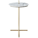 Tranquility Table, Soft Gold-Furniture - Accent Tables-High Fashion Home